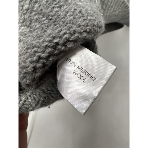 Orvis Mens Merino Wool Sweater Brown Crew Neck Knit Pullover XL - Picture 6 of 9